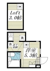 フルーレ高円寺の物件間取画像